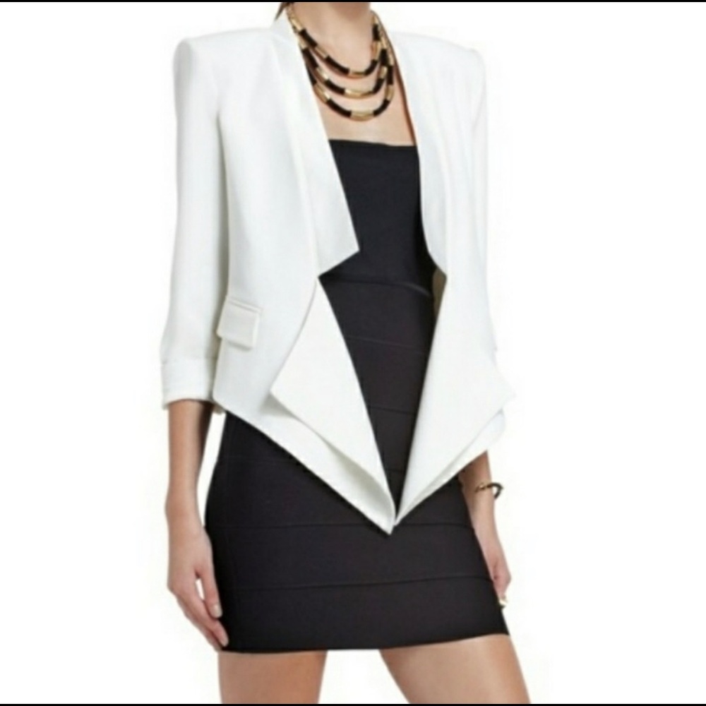 BCBGMAXAZRIA Candice White Blazer